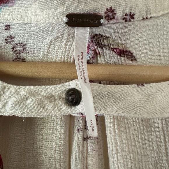 Free People Womens Sleeveless Swing Tunic Dress in Washed Stone Boho Size Small - Picture 6 of 9